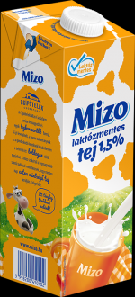 Mizo bezlaktózové mlieko 1,5% 1l